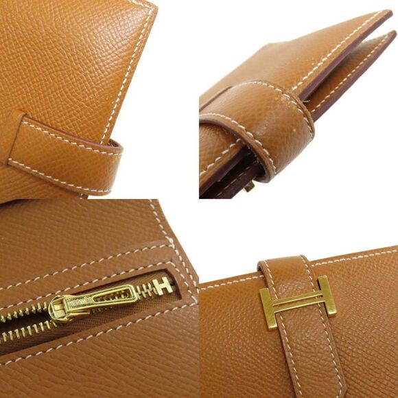 Hermès Béarn Camel Leather Wallet  (Pre-Owned) - Picture 5 of 11